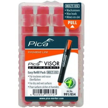 Грифель змінний для маркеру сухого PICA (піка) VISOR permanent Long life Industrial Marker помаранчевий 1-4 мм