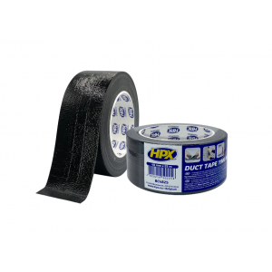 Армована клейка стрічка HPX Duct Tape Universal 1900 Black (сантехнічний скотч) 48 мм x 25 м чорна