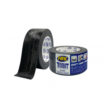 Армована клейка стрічка HPX Duct Tape Universal 1900 Black (сантехнічний скотч) 48 мм x 50 м чорна