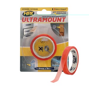 Двостороння монтажна стрічка HPX ULTRA MOUNT 9 мм x 2 м
