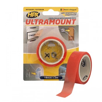Двухсторонняя монтажная лента HPX ULTRA MOUNT 19 мм x 2 м