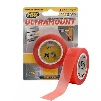 Двухсторонняя монтажная лента HPX ULTRA MOUNT 19 мм x 5 м