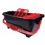 Ведро для плиточника Olejnik 19 л (ролики, решетка, 2 колеса) — обновленная версия