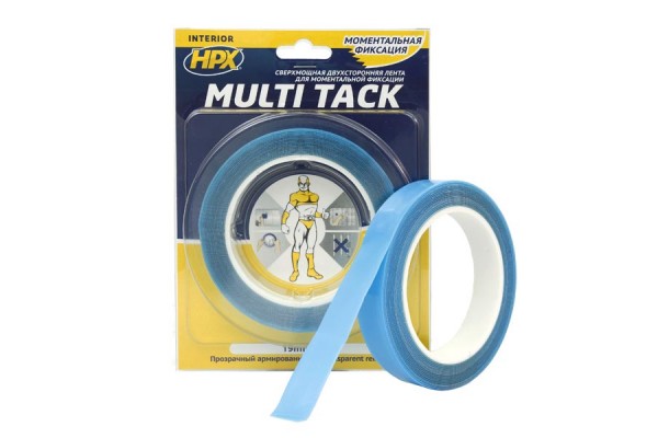 Двухсторонняя монтажная лента HPX Multi Tack 19 мм x 5 м