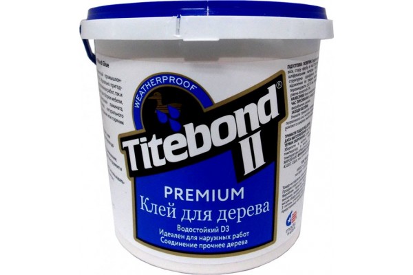 Клей для дерева Titebond II Premium D3 20 кг (промтара)