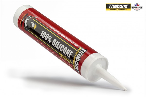 Силіконовий герметик Titebond Silicone антибактеріальний прозорий 300 мл