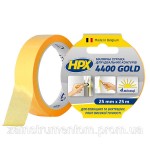Малярная лента HPX 4400 100°C 25 мм x 25 м "Идеальный контур" желтая