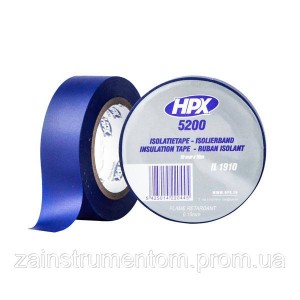 Профессиональная изоляционная лента HPX 5200 синяя 19 мм x 10 м