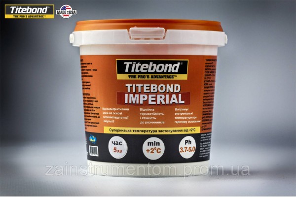 Клей для дерева столярный Titebond Imperial термостойкий 5 кг