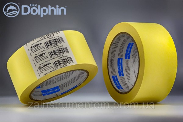 Малярна стрічка (скотч) Blue Dolphin загального призначення 48 мм х 50м