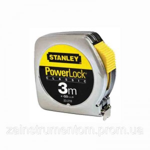 Рулетка измерительная Stanley 3 м х 12,7 мм в металлическом корпусе POWER LOCK