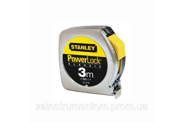 Рулетка измерительная Stanley 3 м х 12,7 мм в металлическом корпусе POWER LOCK