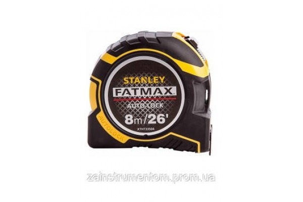 Рулетка будівельна Stanley FATMAX PRO II автостоп 8 м х 32 мм (стінлі)