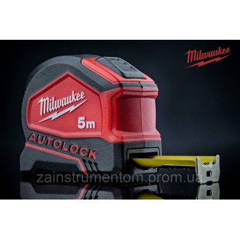 Рулетка Milwaukee Tape Measure Autolock 25 мм 5 м з автостопом