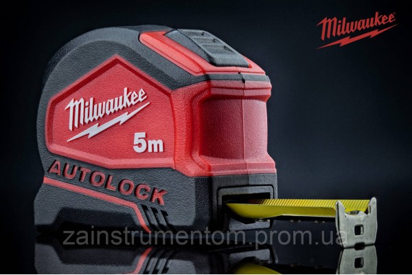 Рулетка Milwaukee Tape Measure Autolock з автостопом 25 мм 5 м