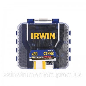 Ударна біта IRWIN IMPACT PRO 1/4"/25 мм PH2 20 шт