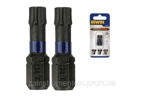 Ударная бита IRWIN IMPACT PRO 1/4"/25 мм TX10 2 шт